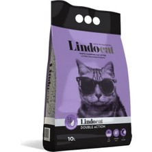 Lindocat Double Action Argan Yağı ve Lavanta Kokulu Topaklanan Kedi Kumu 1 Adet 10 Lt