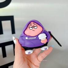 Guleron Apple Airpodss Pro 3. Nesil (2025) Uyumlu Figürlü Silikon Kılıf Anahtarlıklı Kılıf