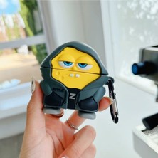 Guleron Apple Airpodss Pro 3. (2025) Nesil ile Uyumlu Figürlü Kılıf+Kanca