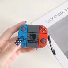 Guleron Apple Airpodss Pro 3. Nesil (2025) Uyumlu Figürlü Silikon Kılıf Anahtarlıklı Kılıf