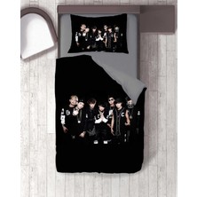 Sarel Btsi Baskılı 3D Tek Kişilik Nevresim Takımı