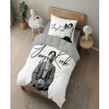 Sarel Jungkook Baskılı 3D Tek Kişilik Nevresim Takımı