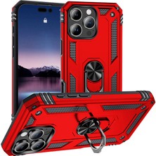 Efura Apple iPhone 16 Pro Kılıf Efr Vega Kapak-Kırmızı