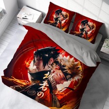 Sarel Anime Baskılı 3D Çift Kişilik Nevresim Takımı