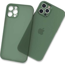 Efura iPhone 12 Pro Max Uyumlu ​​efr Tiny Kapak-Yeşil