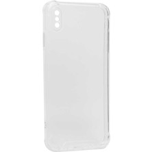 Efura iPhone Xs Max 6.5 Uyumlu Efr Kamera Korumalı Nitro Anti Shock Silikon-Renksiz