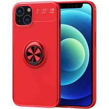 Efura iPhone 13 Mini Uyumlu Efr Ravel Silikon Kapak-Kırmızı
