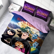 Sarel Otel Transilvanya Baskılı 3D Çift Kişilik Nevresim Takımı