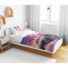 Sarel Gta Oyunu Baskılı 3D Tek Kişilik Nevresim