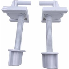 Akbelli Group Kare Aa+ Plastik Banyo Klozet Kapak Vidası ve Menteşesi Tesisat Malzemeleri