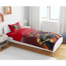 Sarel Wolverine Baskılı 3D Tek Kişilik Nevresim Takımı