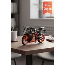 Craftivio Ktm 1190 Rc8 R Siyah Model Motorsiklet 1:12 Ölçek Ince Detay Diecast