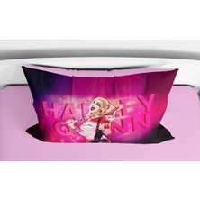 Sarel Harley Quinn Baskılı 3D Tek Kişilik Nevresim