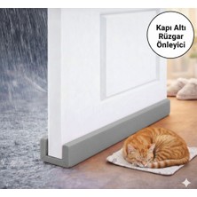 Baffhome 5 Adet Kapı Altı Rüzgar Önleyici Isı Yalıtım Süngeri Soguk Rüzgar Önleyici