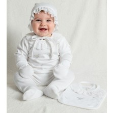 Gaye 0-3 Ay Kız Bebek Renkli  Nakışlı %100 Pamuk 5li Set