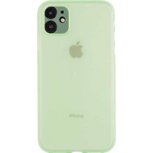 Efura iPhone 12 Uyumlu ​​efr Tiny Kapak-Açık Yeşil