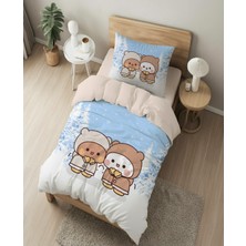 Sarel Dudu Bubu Baskılı 3D Tek Kişilik Nevresim Takımı