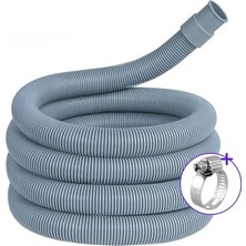 Akbelli Group Çamaşır Bulaşık Makinesi Pis Su Giriş Hortumu, Körüklü Tahliye Hortumu, 3 mt (Dahildir)