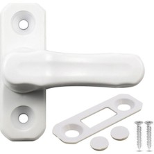 Akbelli Group 1 Adet 1.kalite Sert Plastik Pencere Cam Balkon Kapısı Güvenli Emniyet Kilidi Hırsız Kilidi