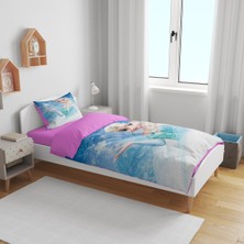 Sarel Elsa Baskılı 3D Tek Kişilik Nevresim