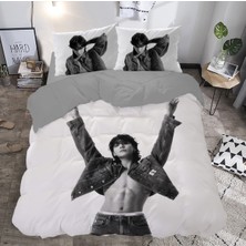 Sarel Kore Baskılı 3D Çift Kişilik Nevresim Takımı