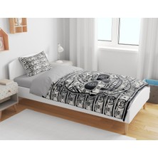 Sarel Dolar Baskılı 3D Tek Kişilik Nevresim