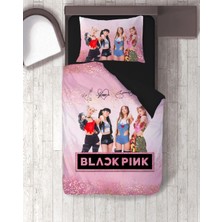 Sarel Blackpink Baskılı 3D Tek Kişilik Nevresim Takımı