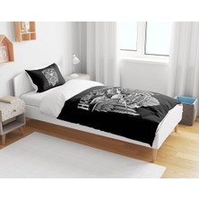 Sarel Harley Baskılı 3D Tek Kişilik Nevresim