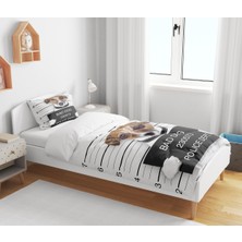 Sarel Bad Dog Baskılı 3D Tek Kişilik Nevresim