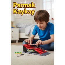 Craftivio Premium Parmak Kaykay Parkurlu ve Sök Tak Aksesuarlı 3+ Yaş