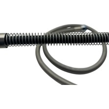 Akbelli Group Yeni Nesil Paslanmaz Çelik Tel Siyah Örgülü 1,5 Metre Krom Banyo Duş Hortumu Kopmaz Hortum