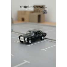 Craftivio Siyah 1:32 Ölçek Die Cast Kapıları Açılır Lisanslı Mercedes Benz 220 Oyuncak Metal Model Araba
