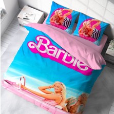 Sarel Barbi Baskılı 3D Çift Kişilik Nevresim Takımı