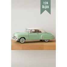 Craftivio Yeşil 1:24 Ölçek Die Cast Ince Detay 1950 Chevy Bel Air Oyuncak Metal Klasik Koleksiyon Model Araba