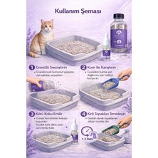 İsis Royal 350 G Lavanta ve 10 ml Esansiyel Koku– Yüksek Etkili Doğal Esanslı Antibakteriyel Koku Giderici Granül