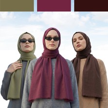 Kamer Scarf Pure Line Serisi Pamuk Konfor Şal 3lü Paket