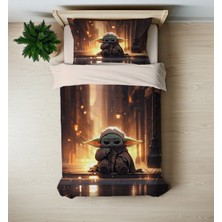 Sarel Star Wars Baskılı 3D Tek Kişilik Nevresim Takımı