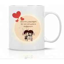 Bade Sevgililer Gününe Özel Kupa Bardak