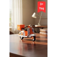Craftivio Mini Vespa Scooter Çek Bırak Ince Detay Çok Renkli 3+ Yaş
