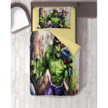 Sarel Yeşil Dev Baskılı Erkek Çocuk 3D Tek Kişilik Nevresim Takımı