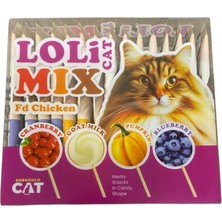 EuroGold Kedi Lolipopu Lolicat Mix Kutu 15 Adet