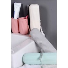 Gampus 3lü Seyehat Tipi Çanta Boy Diş Macunu ve Fırçası Gözlük Taşıma Kabı Kilitli Kapak Taşıma Kutusu