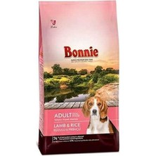 Bonnie Adult Kuzulu ve Pirinçli Yetişkin Köpek Maması 15 kg