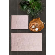 Merinos Pamella 2 Li Banyo Paspas Takımı Bliss Pudra