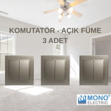 Mono Komütatör Anahtar - Açık Füme