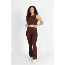 Softandbasic Kadın Toparlayıcı Ispanyol Paça Tayt Takım