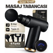 Monyer 6 Kademeli Boyun Bel Sırt Bacak Ayak Masajı Mini Masaj Tabancası