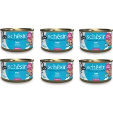 Schesir Ton Balıklı Tam ve Dengeli Broth Pişirme Suyunda Kedi Konservesi 85 Gr. x 6 Adet