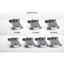 Ergün Pkm 80 Gardırop Sürgü Tekeri Mobilya Kapak Tekeri , Sürgülü Gardrop Teker (1 Adet)