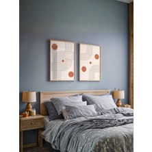 Fuart.Co Minimalist Çizgisel Yollar ve Toprak Döngüsü Ikili Duvar Dekorasyonu Poster Seti (Çerçevesiz) Shbfu